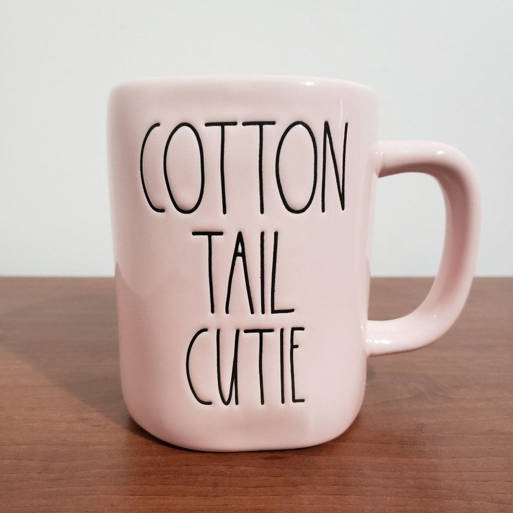 Rae Dunn Coffee Mug Cotton Tail Cutie By Magenta Ceramic Artisan Collection New